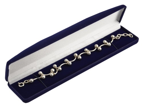 Blue velvet bracelet - x, bracelet/watch