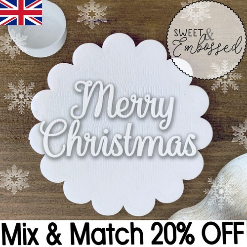 Merry christmas cookie stamp - christmas,