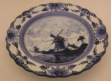 D P DELFT Holland Blue and