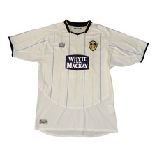 Leeds United Shirt Size M White Admiral 2005 2006 Home Football Jersey Hulse #10