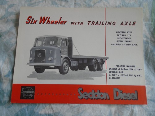 Seddon six wheeler with - seddon,