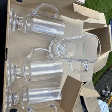 4 x Glcoloc France Clear Glass