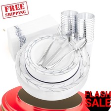 NEW 175PCS Disposable Plastic