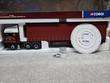 Corgi 1/50 Scale Model Truck CC13402 ERF ECT CURTIANSIDE TURRIDGE TRANSPORT LTD.