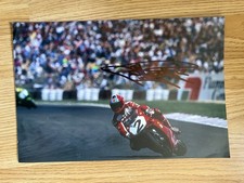 Carl Fogarty Hand Signed 12x8