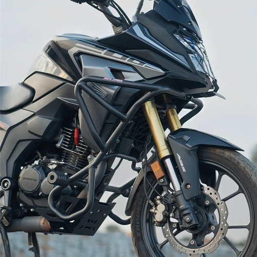 Crash guard with slider fit - with,