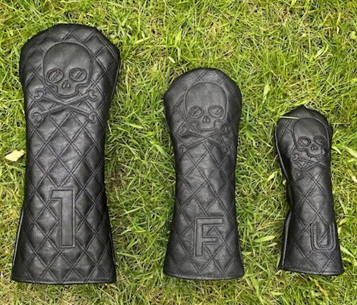 Golf black premium leather - golf,