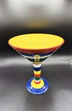 Style-Eyes by Baum Bros OVERSIZED Martini Glass Compote – Stripes Collection 10”