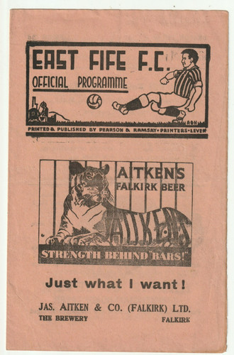 1957 east fife - 1957/58,