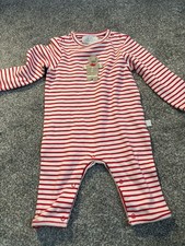 Albetta Crochet Gingerbread Man babygro 0-3 months BNWT Christmas Festive Gift