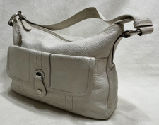 TULA : By  Radley Designer - Cream Leather Handbag In Vgc (Free UK P&P)