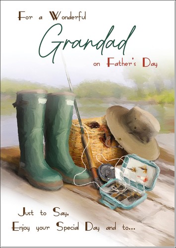 Doodlecards grandad fathers - grandad,
