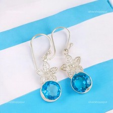 SWISS BLUE TOPAZ Gemstone 925