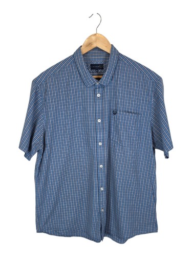 Lincoln men blue check - men's, short