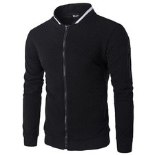 Mens Solid Casual Jacket