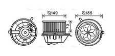AVA Cabin Fan Blower Motor