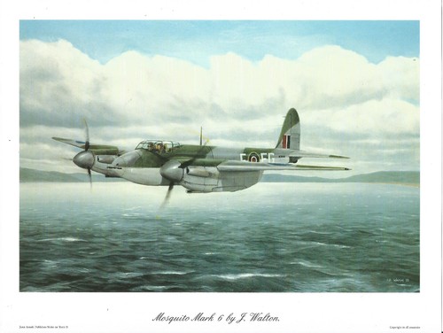 Aviation art de havilland - aviation,