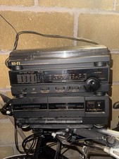 RARE! Vintage Crown Japan MC-K350LR Hi-Fi Stereo Radio Double Cassette Recorder