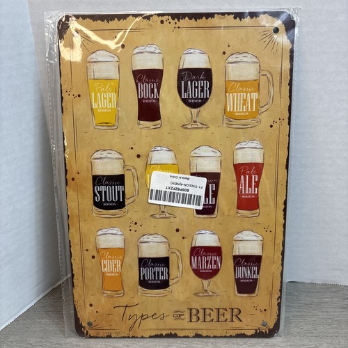Types beer metal tin - of,