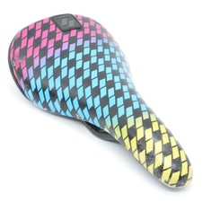 Snafu Rainbow Seat Saddle Dirt Jump BMX 235x125mm Mountain Bike 7x7mm Rails