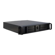 2U Inter-Tech IPC 2U-2098 SK Server Chassis, Steel, Drive Cage, Lockable Front,