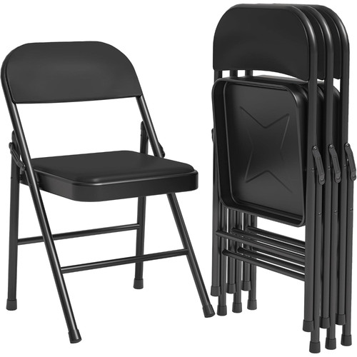 Pack folding chairs - folding, padded