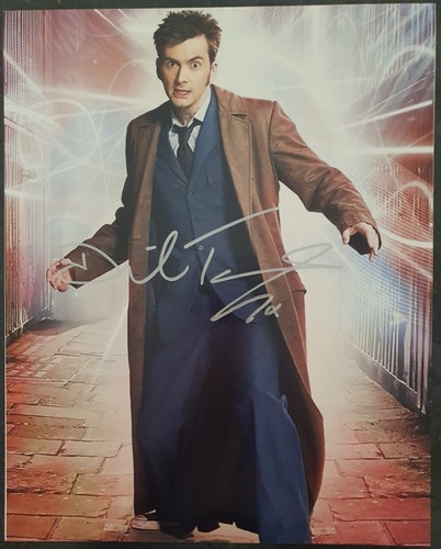 David tennant signed 10x8 - tennant,
