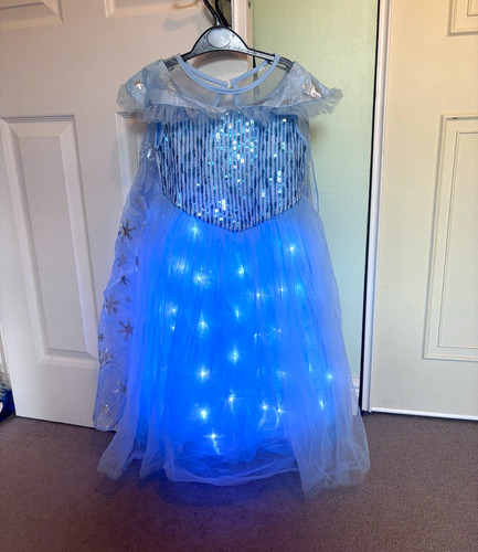 Girls blue frozen princess - princess, led