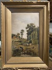 ORIGINAL OIL ON BOARD PICKING