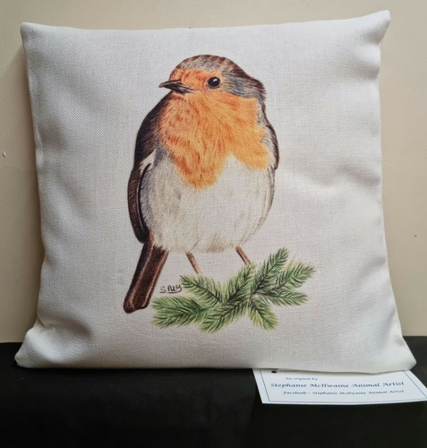 Robin cushion cover - cover, by