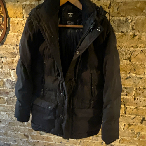Superdry outdoor black hooded - superdry,