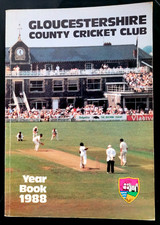 1988 GLOUCESTERSHIRE COUNTY CRICKET CLUB Year book, Excellent!