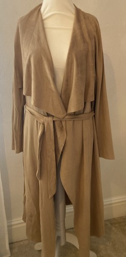Apricot beige suede effect - beige,