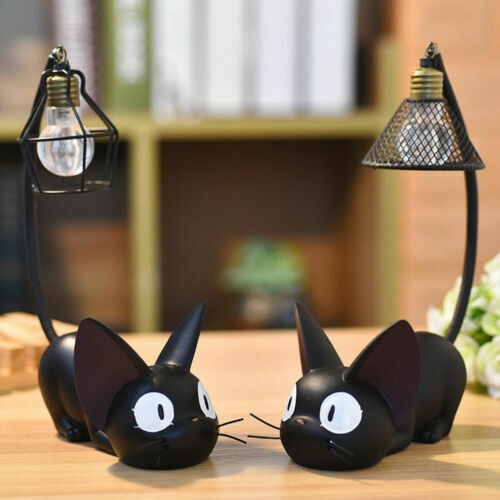 Black cat night - black,