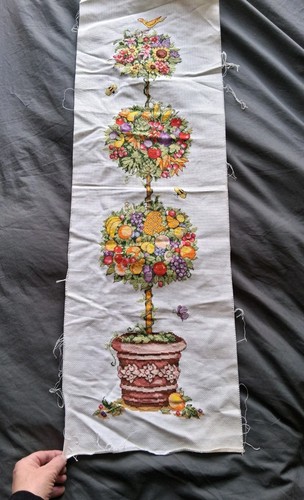 Completed cross stitch - completed,