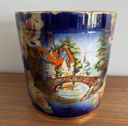 Vintage ceramic planter - vintage,