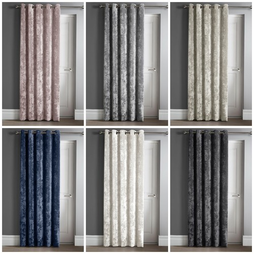 Luxury crushed velvet eyelet - luxury,