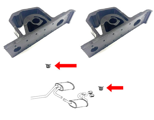 Back box exhaust - exhaust, rubber