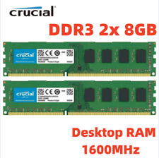CRUCIAL DDR3 8GB 16GB 32GB 1600 MHz PC3-12800 Desktop Memory RAM 240Pin DIMM