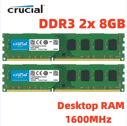 Crucial ddr3 8gb 16gb 32gb - 8gb,