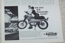 1967 old ad - Kawasaki 250cc