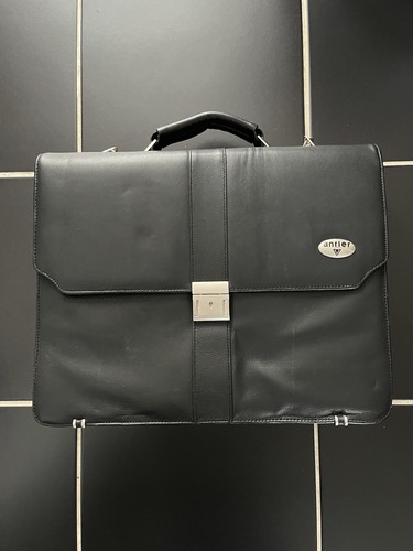 Antler leather briefcase and - leather,
