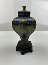 Vintage Cloisonne Brass Enamel