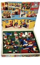 Vintage house Lego. Not sure if complete.   Two Base Boards &  original Leaflets