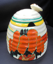 A Clarice Cliff Bee Hive honey