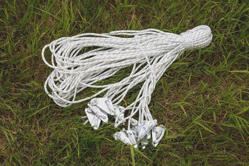 Reflective bell tent guy - reflective,