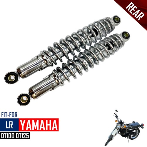 Rear shock absorber chrome - rear,