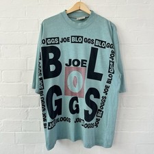Vintage Original 1990s Joe Bloggs Distressed T-Shirt Size L/XL Madchester Rave