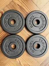 PRO IRON CAST IRON Weight Plates 4 x 1.25kg fit for  1" dumbbell barbell 