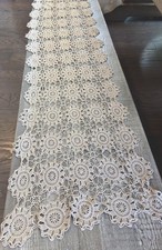 Vintage Crochet Lace Table